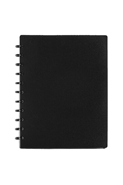 Dosar A4 Magic Clip, negru, cu 20 de coli de protecție