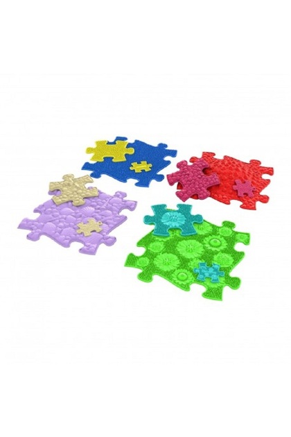 Covoras ortopedic senzorial puzzle Set Joc de memorie tactil
