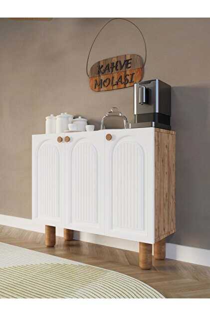 umondesign Bohem Kahve Köşesi Çok Amaçlı Dolap Mutfak Dolabı