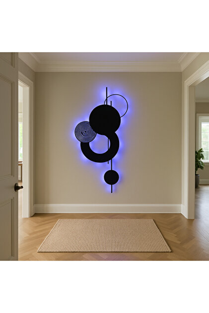 KILINÇARSLAN MÜHENDİSLİK Led Işıklı Modern Geometrik Metal