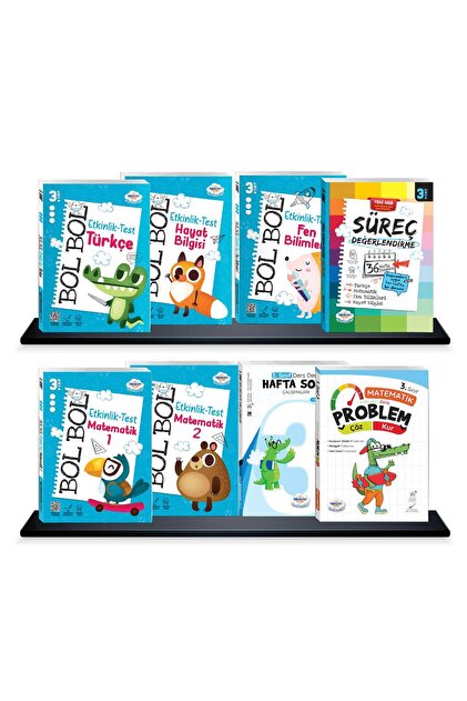 Öğretmen Evde 3. Sınıf Süper İdeal Set - 8 Parça - Yayınları (2025