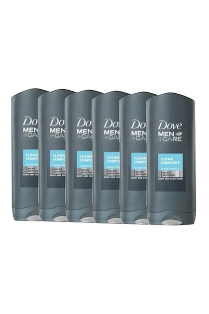 Clean Comfort Αφρόλουτρο για Άνδρες, 6 x 250 ml