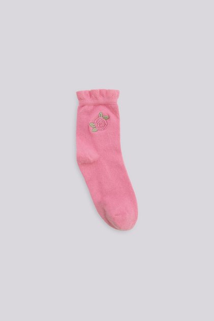 BG Store Kız Çocuk Pembe Çorap