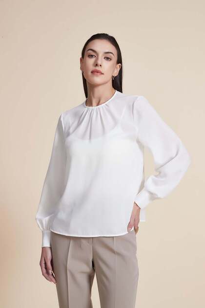Soft Solid Long-Sleeve Top