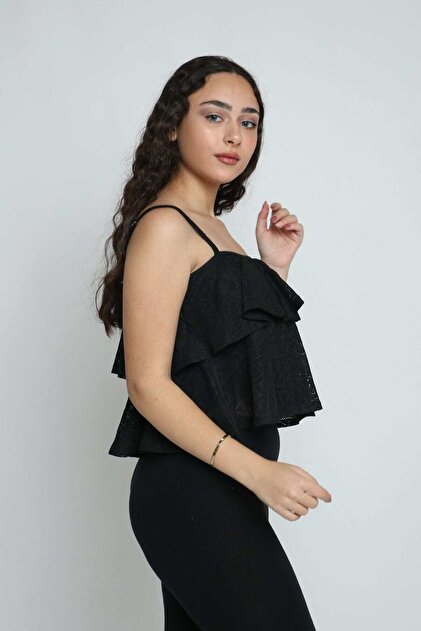 Lace Layered Strappy Cami Top
