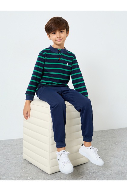 Boys Striped Top and Joggers Set