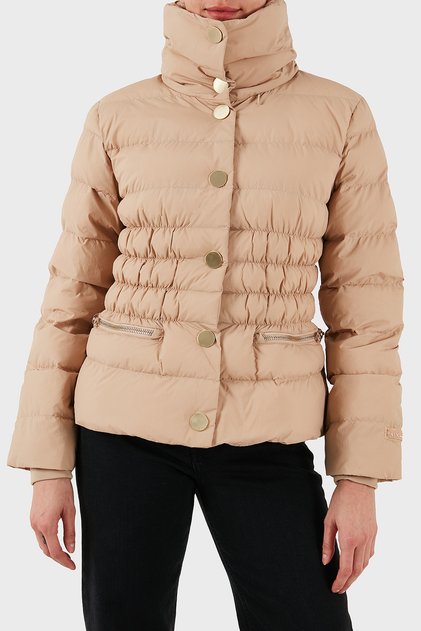 Quilted Regular Fit Stand Collar Buttoned Coat Mont Xw000653 Af15984 U1051