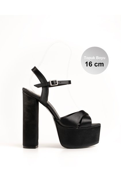 Net 16cm, Siyah saten. Altı kaymaz. Koşma Garantilidir.