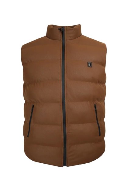 Plus Size Padded Nubuck Vest (Extra Wide Fit)