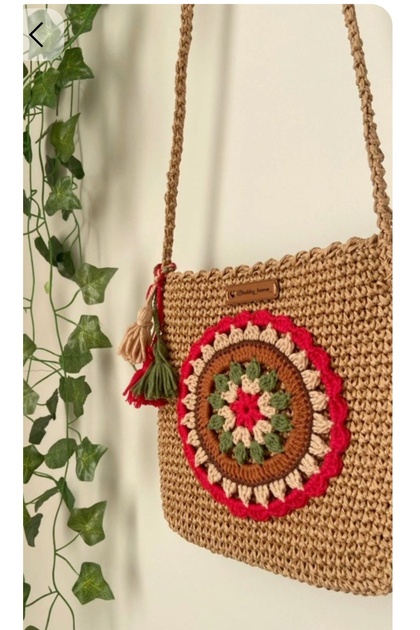 Straw Bag, Shoulder Bag, Crossbody Bag, Paper Rope Bag