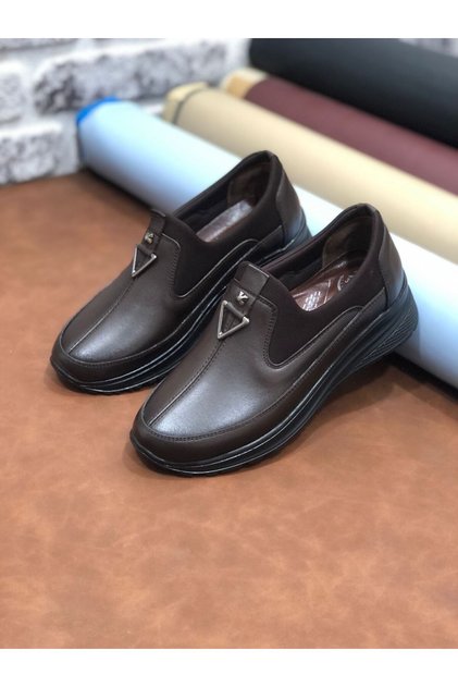 Maryaka Genuine Leather Full Orthopedic Lightweight Soft Women's Mother Shoes