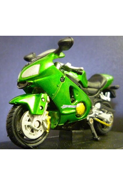 LRS STORE Kawasaki ZX-12R Metal Model Motosiklet 7,5 cm Özel