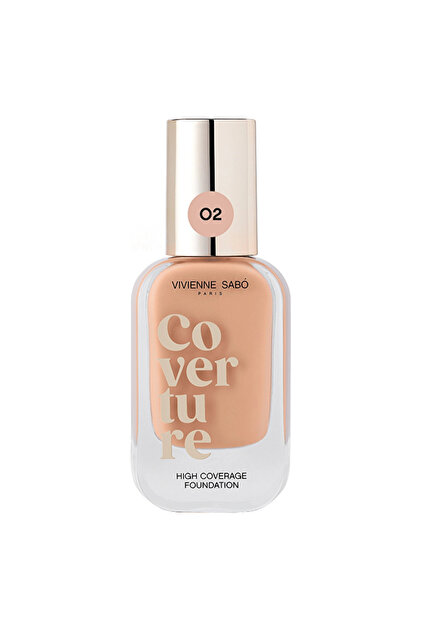vivienne femme 美粧堂 Vivienne Sabo Coverture High Coverage Fondöten 01 Milk Beige