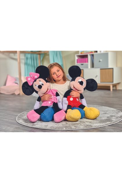 Orijinal Lisanslı 60 cm Büyük Boy Mickey Mouse & Minnie Mouse Peluş Hediyelik Çocuk Odası