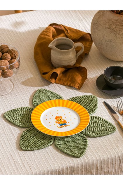 Sparkling Choices from Shining Store | Bear Teddy Printed Porcelain Cake Plate 19 cm