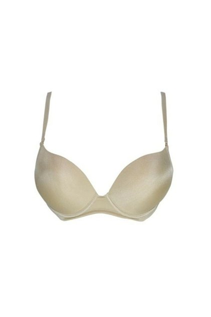 7033 Clara (skin) Double Supported Padded Micro Covered Magic Bra That Makes You Look 2 Sizes Bigger