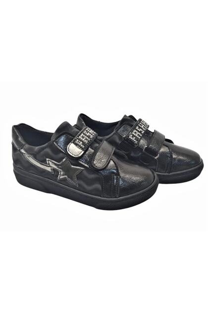 129 U 1301 27-31 Girl's School Shoes Black