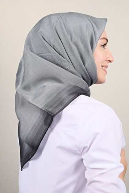 PİRAMİT Düz Renk Simli Bantlı Abiye Eşarp - Desen-07 - Fiyatı, Yorumları