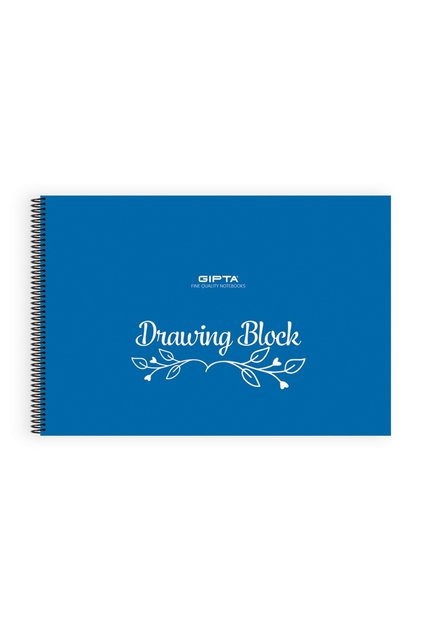 Picture Book 25x35 25 Sheets Spiral Plastic Cover (1772) Navy Blue