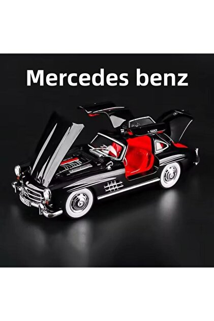 SECTOYS Mercedes-Benz 300 Sl Black 1954 Model Classic Car 1/24