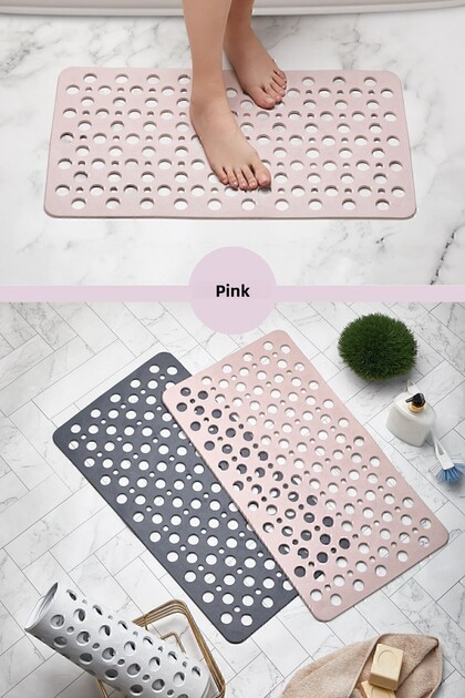 Bubble Bath Math Bath & Shower Anti-Slip Pink S-141