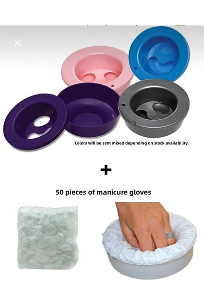 Manicure Stone + Manicure Shoe Covers 50 Pieces