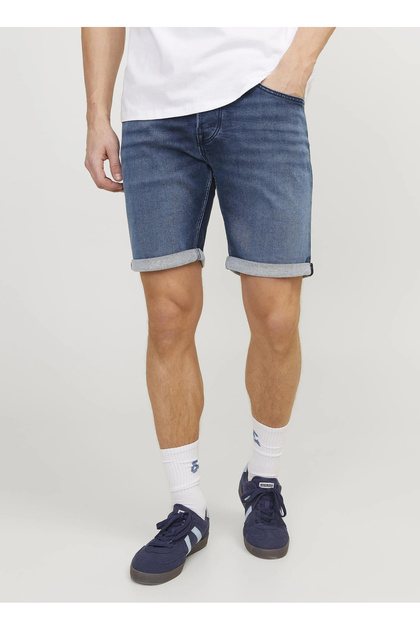 Normal Bel Normal Açık Mavi Erkek Çocuk Denim Şort JJIRICK JJICON SHORTS GE 341 I.K JN