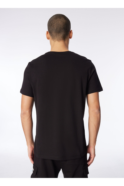 Discovery Expedition Siyah Erkek Bisiklet Yaka T-Shirt D4SM