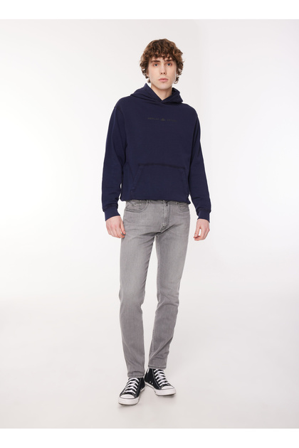 Slim Fit Erkek Denim Pantolon M914Y 096 MEDIUM GREY