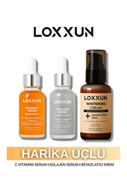 Loxxun C Vitamini + Collagen + Leke Kremi Seti Fiyatı, Yorumları