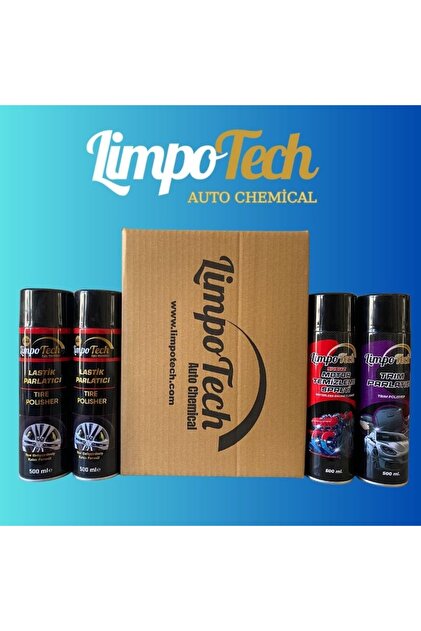 LİMPO TECH Limpotech Araç Bakım Seti 7 Ürünlü Lastik Parlatıcı