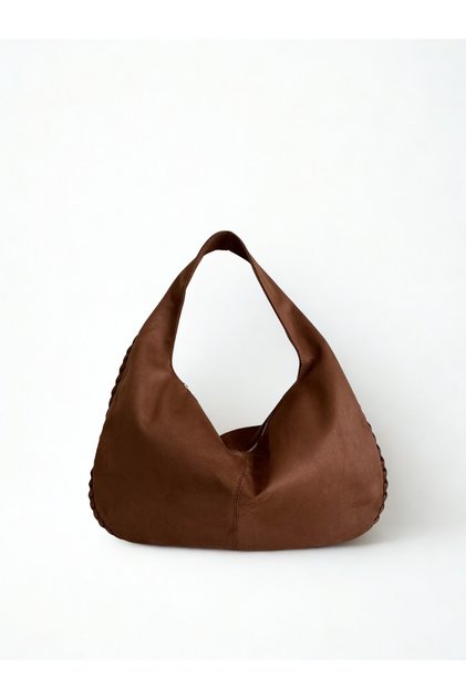 Hazel Large Volume Suede Shoulder Bag (Width 51 Cm, Height 30 cm)
