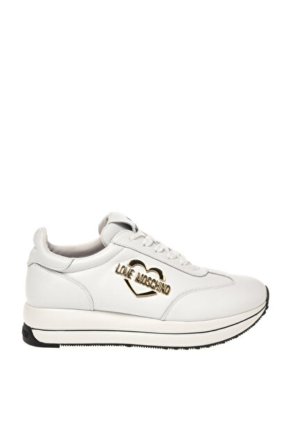 Love Moschino Beyaz Kadın Deri Sneaker JA15074G1HIA0100 - Fiyatı