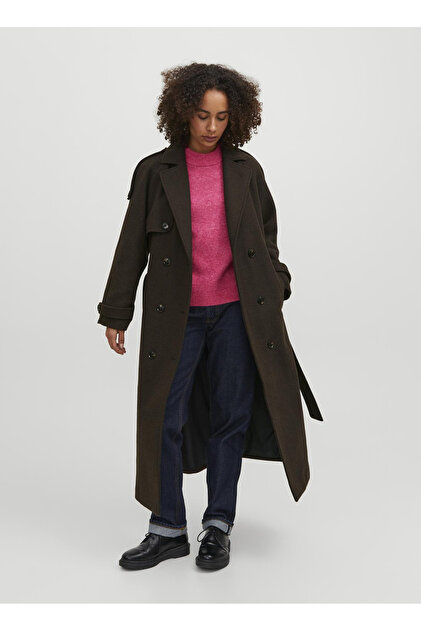 Genel Markalar Kahve Kadın Trençkot JXROSIE WOOL BLEND TRENCHCOAT