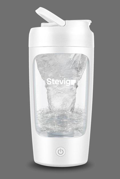 4 Gym Elektrikli Şarj Edilebilir Protein Shaker 650 Ml Beyaz