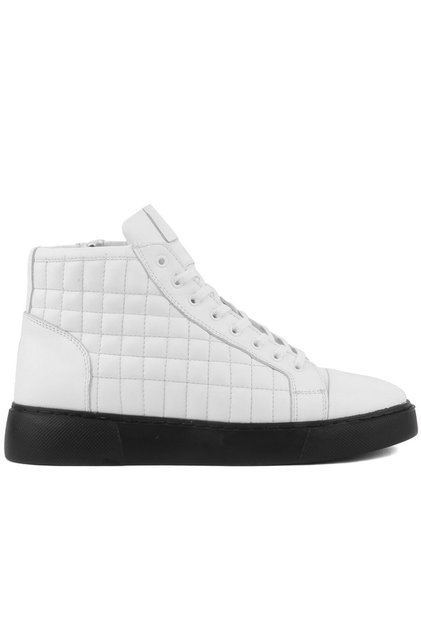 - White Leather Eva Sole Casual Shoes Boots 102-8011-He1065