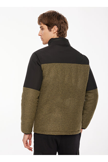 Discovery Expedition Haki Erkek Kapüşon Yaka Relaxed Fit Melanj
