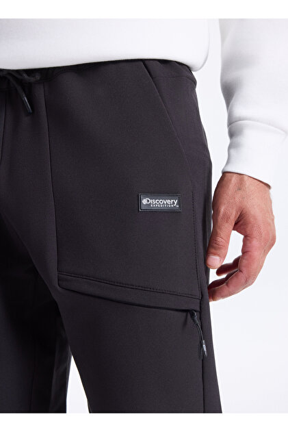 Discovery Expedition Siyah Erkek Standart Fit Outdoor Pantolonu