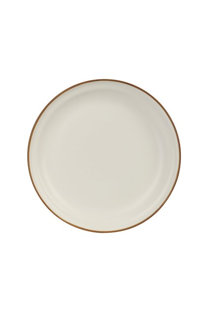 Beyaz Renkli Yemek Tabağı