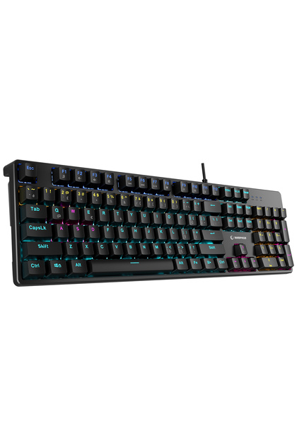 Rampage Nimbus Siyah USB Rainbow Türkçe Red Switch 26 Tuş Anti