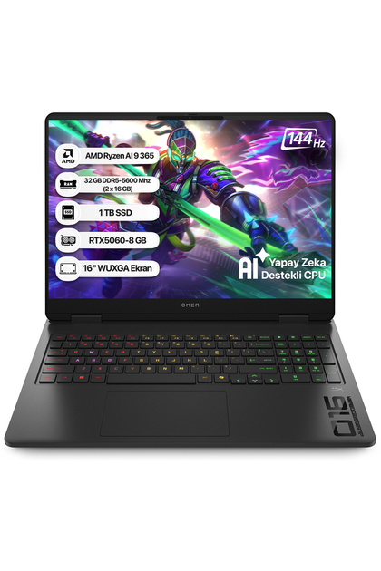 HP OMEN 16-am0018nt Core Ultra 7-255H 16GB DDR5 1TB SSD RTX5060