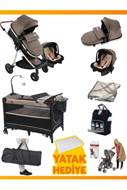 modabebekler Yeni Doğan Set 777 Travel Sistem Bebek Arabası Ve