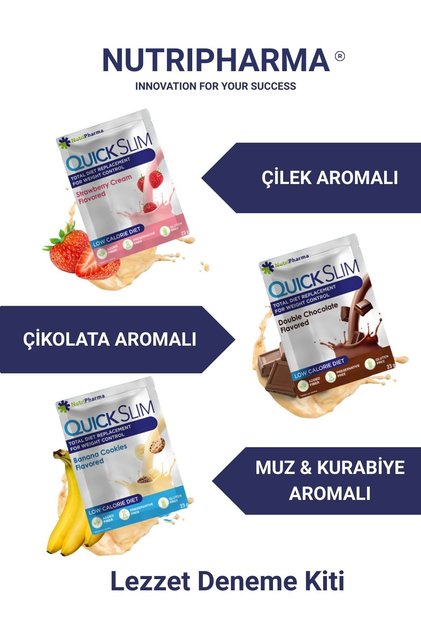 Quick Slim Whey Proteinli Öğün Tozu, 20g Protein, 5 G Bcaas, 27 Vitamin&mineral