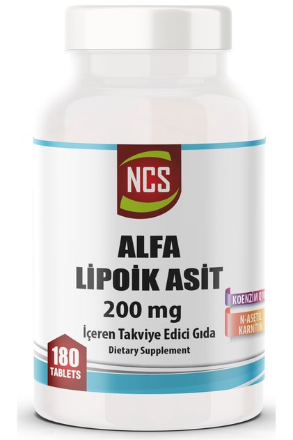 Coenzyme Q-10 Alpha Lipoic Acid L-carnitine Coenzyme Q10 180 Tablets