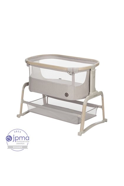 Maxi-Cosi Iora Air Sallanabilen Ahşap Görünümlü Anne Yanı Beşik Beige Eco