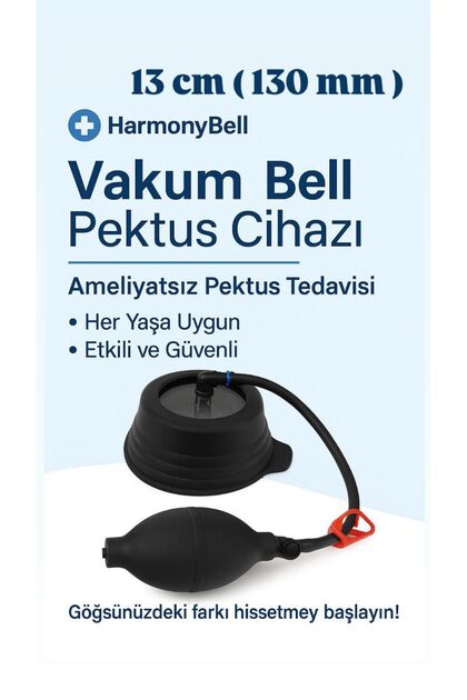 Vakum Bell Silikonlu Göğüs 13 Cm(130MM) Çap Vakum Sistemi/kunduracı Göğsü/pektus Ekskavatum