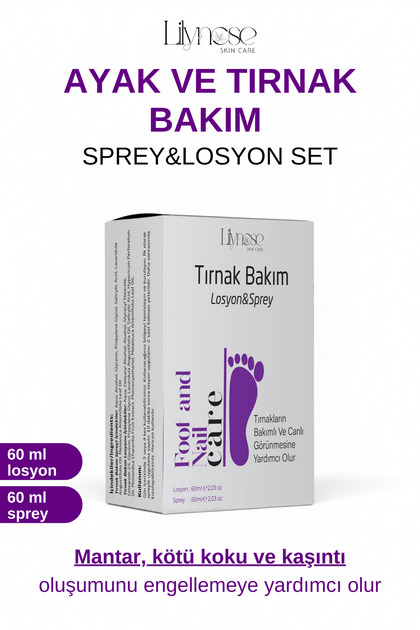 Ayak ve Tırnak Bakım Losyon&Sprey Seti