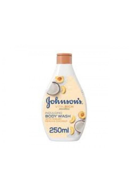 JOHNSON BODY WASH YOGHURT PEACH & COCONUT 250ML