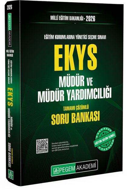 2026 MİLLÎ EĞİTİM BAKANLIĞI EKYS Müdür Ve Müdür Yardımcılığı Soru Bankası