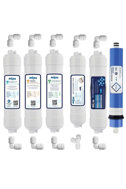 Kapalı Kasa Su Arıtma Cihazı Ph Alkalin Filtreli 14 Aşamalı Standart Membranlı Filtre Seti